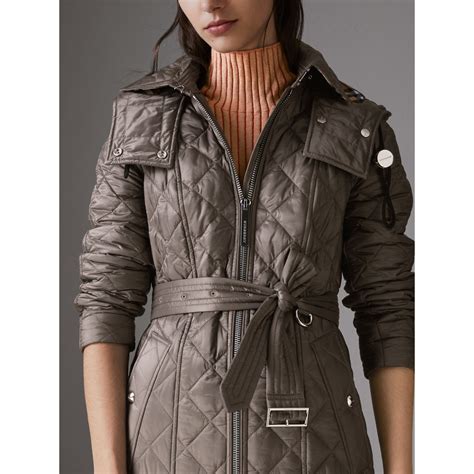 burberry lightweight diamond quilted coat|Burberry brit quilted lightweight coat.